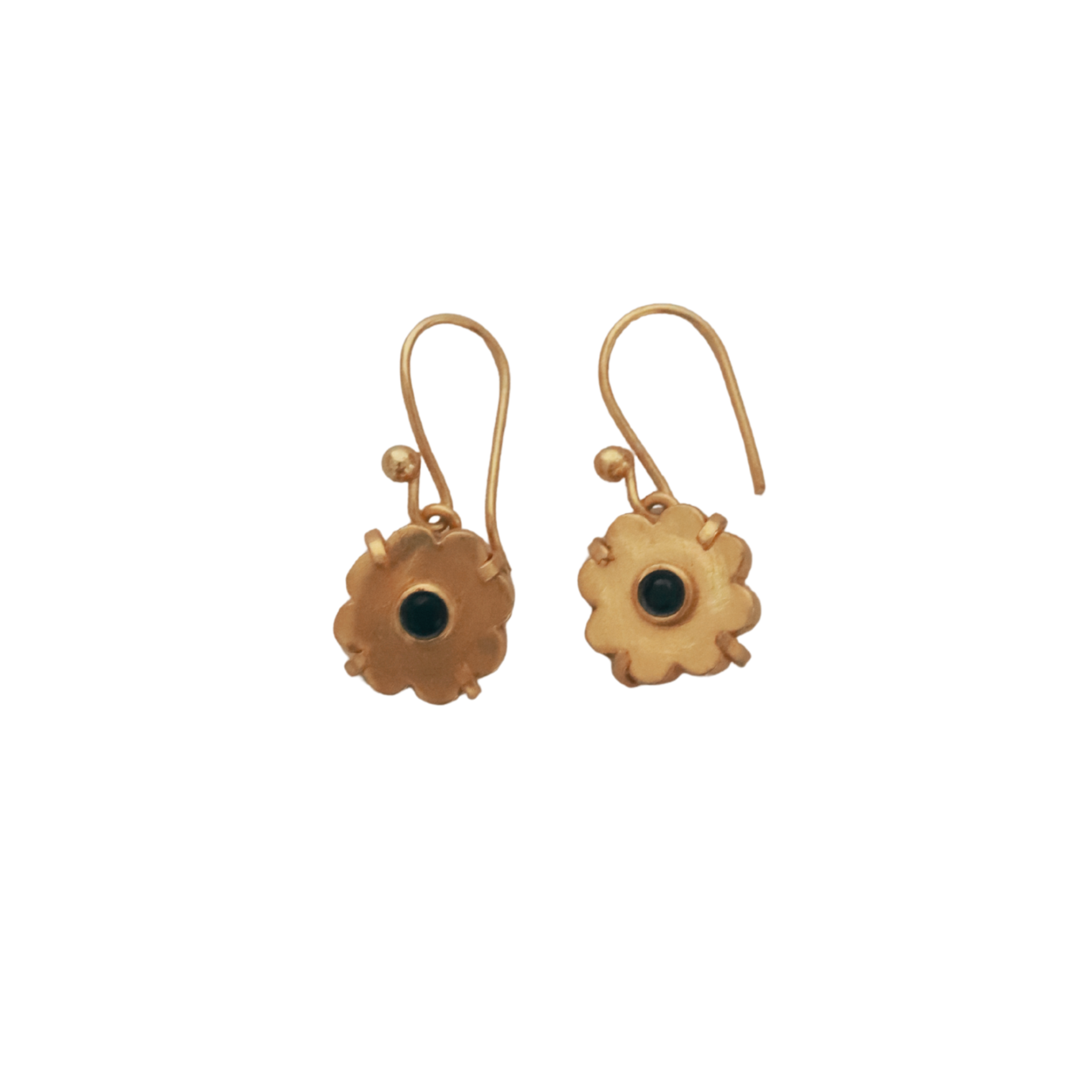 Flower gold, boucle-d'oreille