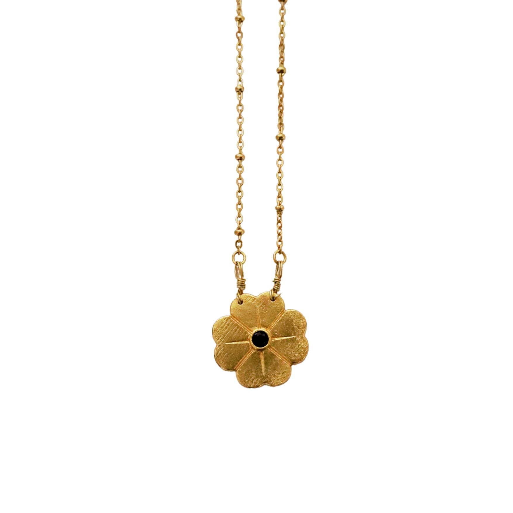 Flower gold, Collier