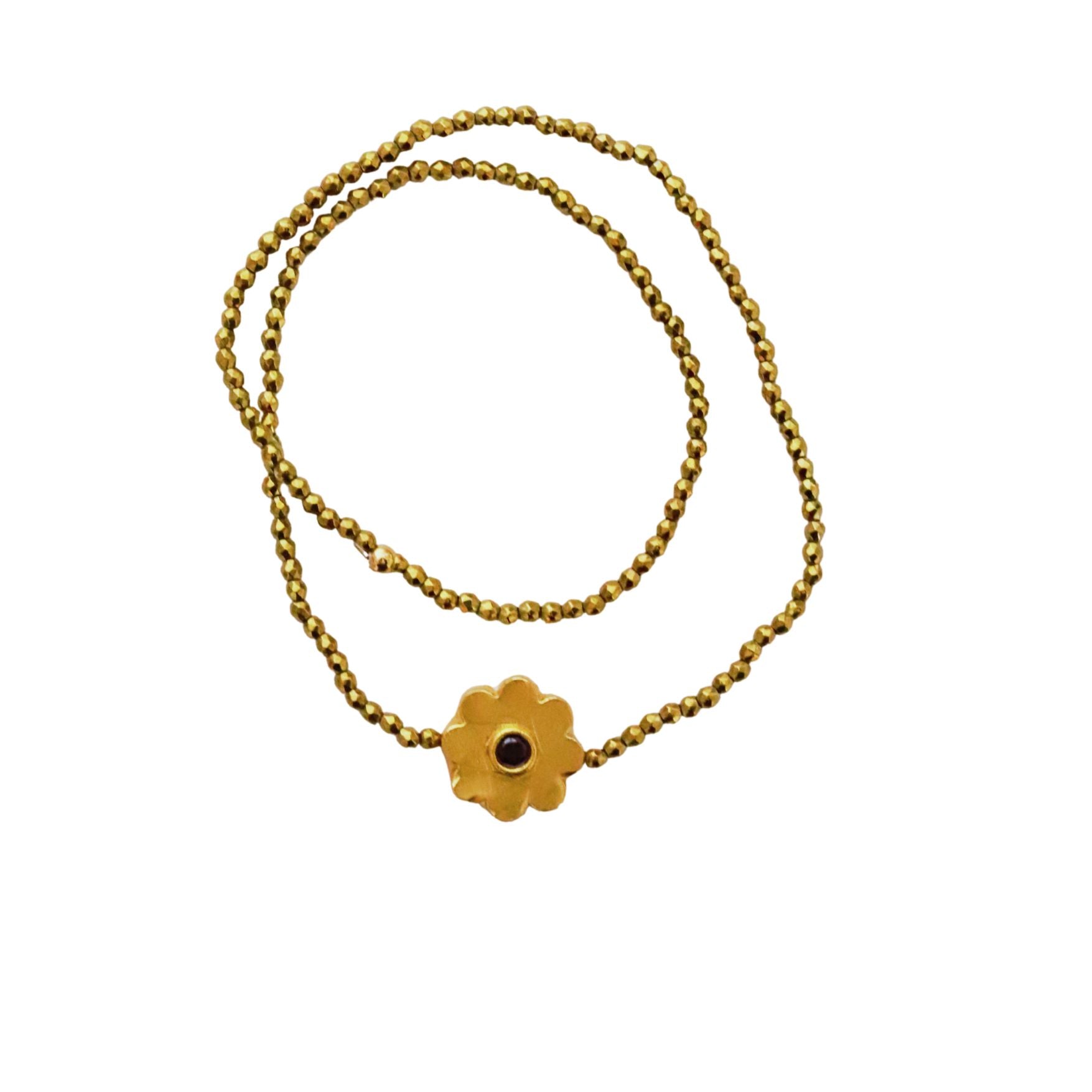 Flower Gold, bracelet double